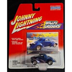 Johnny Lightning - White Lightning - 1941 Willys Gasser - Gary & Susan Wright